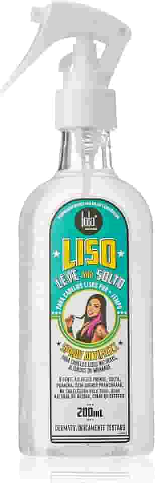 Liso Leve e Solto Spray Antifrizz 200ml , Lola Cosmetics