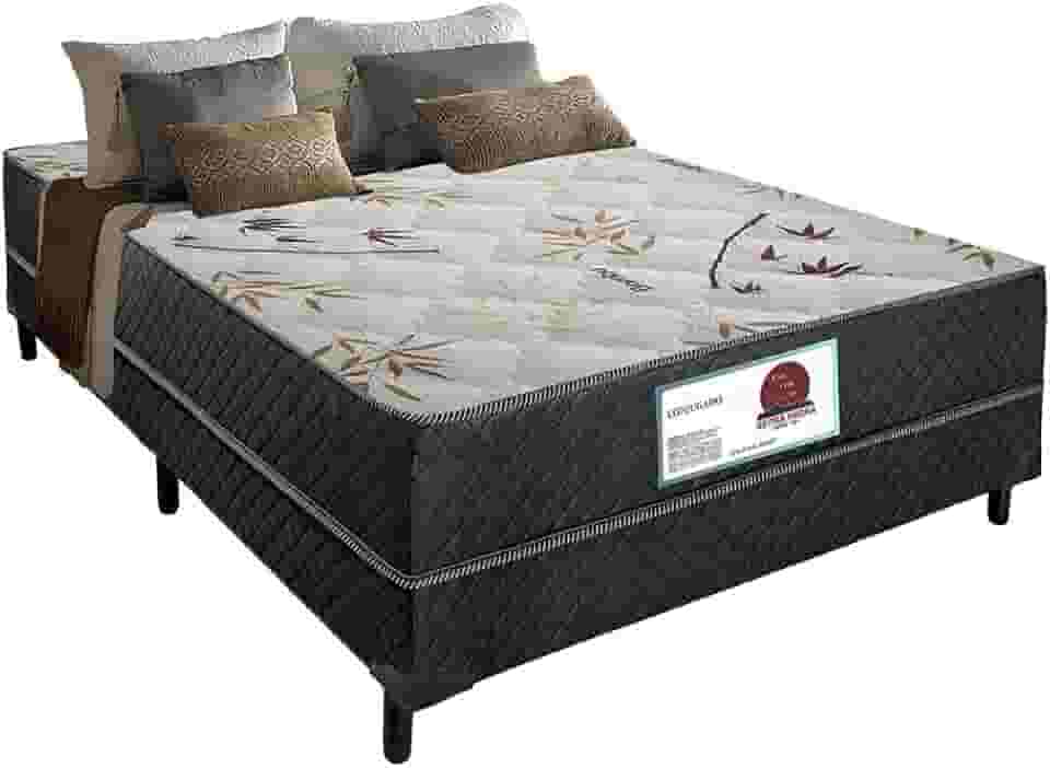Cama Box Casal Serra Negra Espuma Ortopédica 138x188x40cm