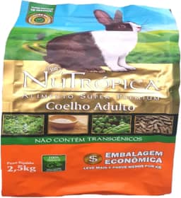 Nutrópica Ração Extrusada Coelho Adulto 2 5Kg