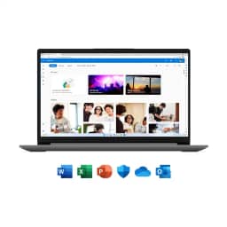 Notebook Lenovo IdeaPad 1i Intel Celeron + Microsoft 365 Personal 4GB 128GB SSD W11 15.6' 82VX0001BR Prata