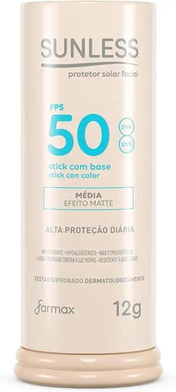 Farmax - Prot Solar Facial Sunless Farmax Stick 12G Fps50 Media