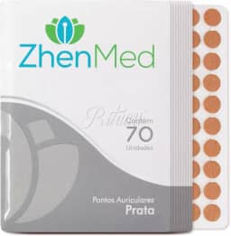 Ponto Auricular Prata 700 Pontos Zhenmed Auriculoterapia (Esparadrapo Redondo)