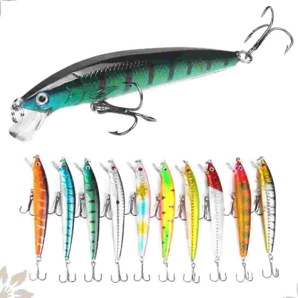 Isca Artificial Importada Meia Água Tucunaré Dourado Traíra