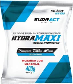 Sudract Hydramaxi Isotônico Em Pó - 400G Refil Morango Com Maracujá - Nutrition