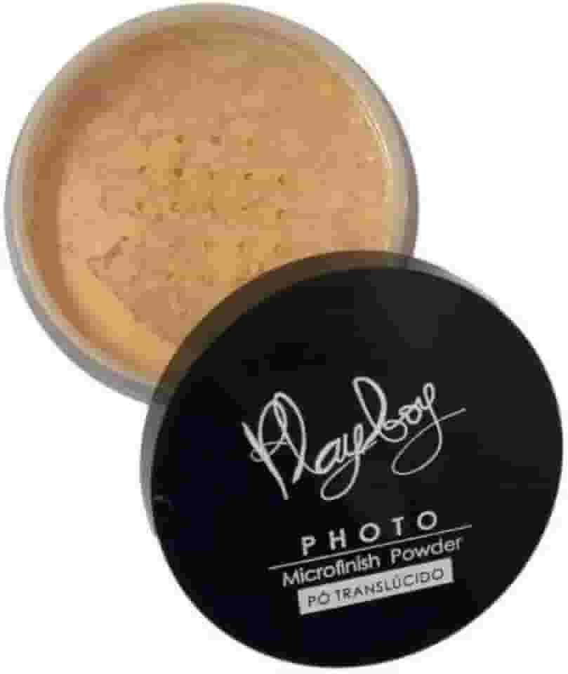Pó Facial Translúcido Playboy Powder Microfinish Banana 03, tb, Playboy