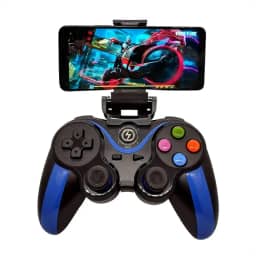 Controle Gamer G7 V1 – Controle Sem Fio Bluetooth para Celulares, Tablets, PS3, PS4, PC e Smart TVs com Bateria de Longa Duração (Azul)