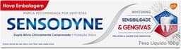 Sensodyne NOVO Creme Dental para Sensibilidade e Gengivas Whitening com Flúor, Clareamento Dental, 100g