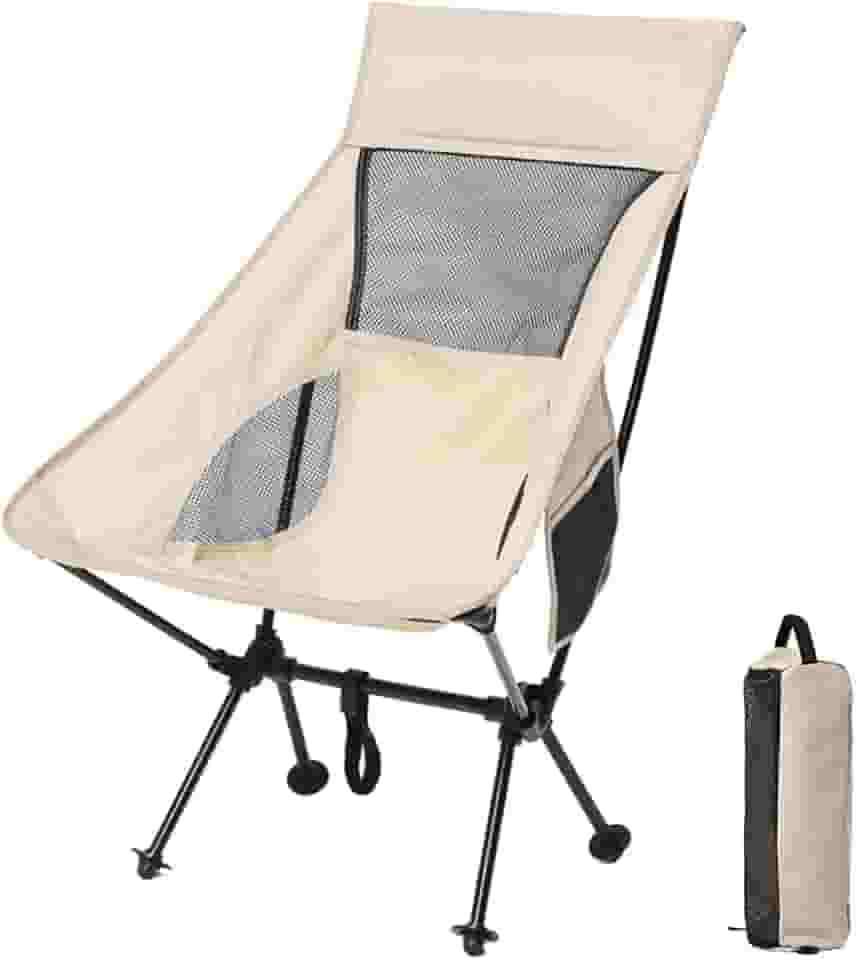 acampamento dobrável ultraleve dobrável suporte assento acampamento, capa150 kg, cadeira portátil ao ar livre com bolsa transporte para camping, caminhadas, pesca, jardim