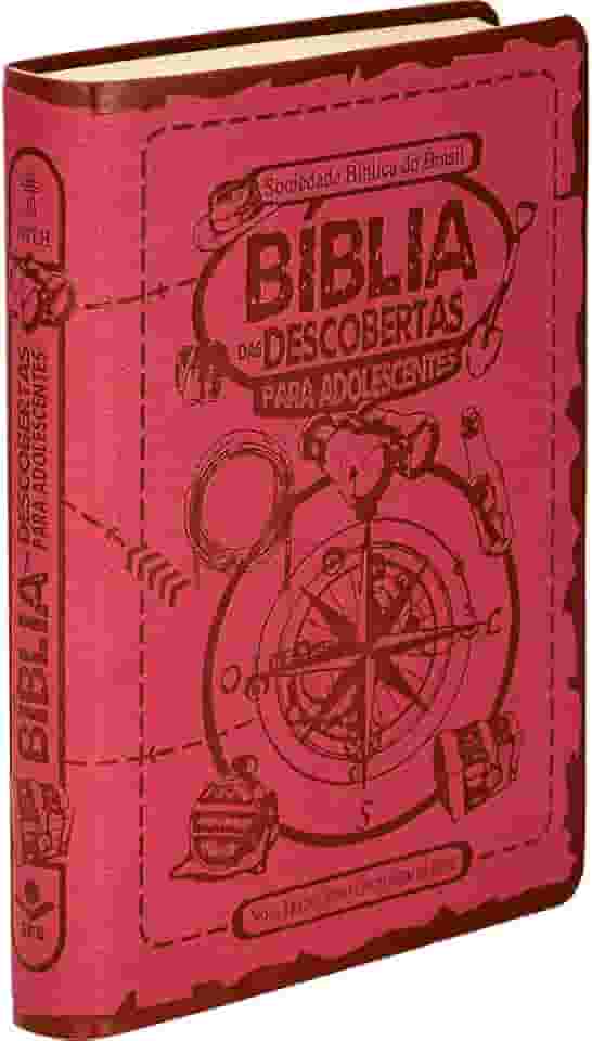 Bíblia das Descobertas para Adolescentes NTLH | SBB | A Bíblia das Descobertas para Adolescentes - Capa em couro sintético, pink: Nova Tradução na Linguagem de Hoje (NTLH)