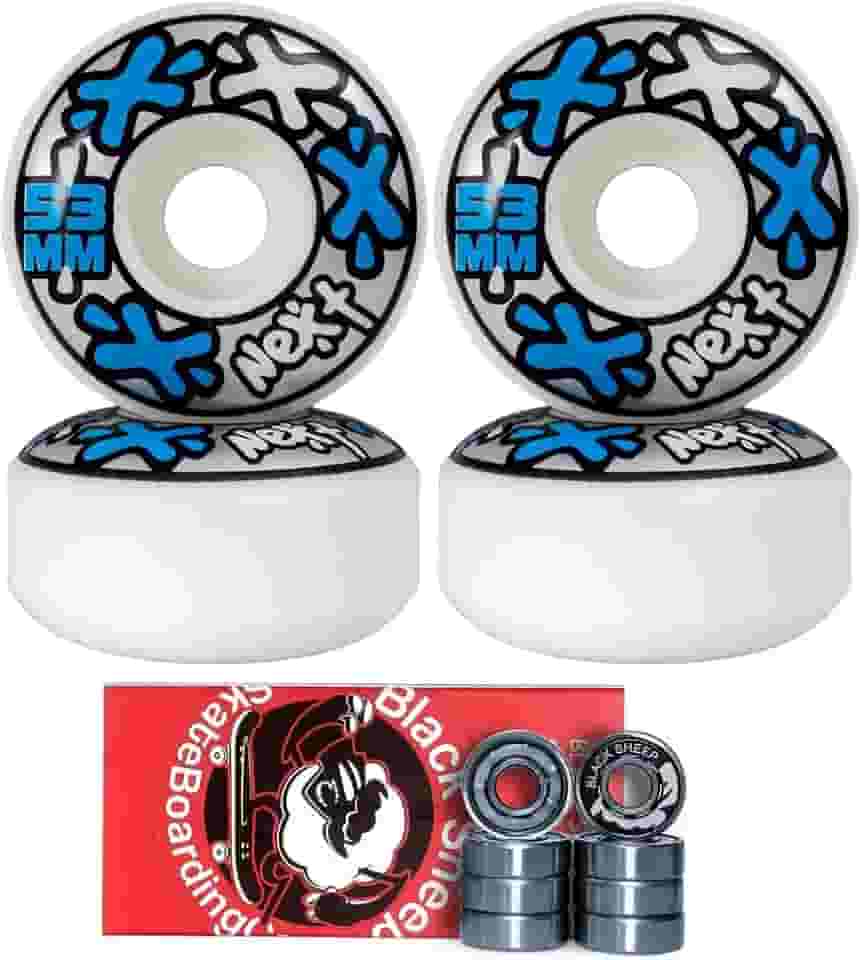 Roda Skate Next Il 53mm 100a + Rolamento Black Sheep Red
