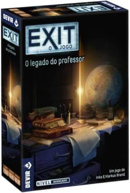 Jogo de Tabuleiro Exit O Legado do Professor Devir