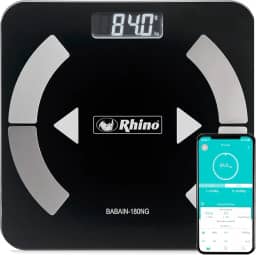 Balança de Bioimpedância digital Rhino BABAIN-180 NG SMART com bluetooth.