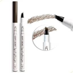 Caneta Henna Efeito Microblading Sobrancelha Castanho