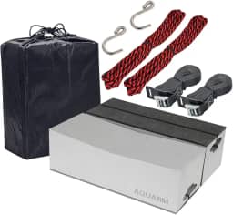 Kit universal de suporte de caiaque, blocos de espuma de caiaque para teto macio padrão de substituição de suportes de teto de carro com amarração, 30,5 cm