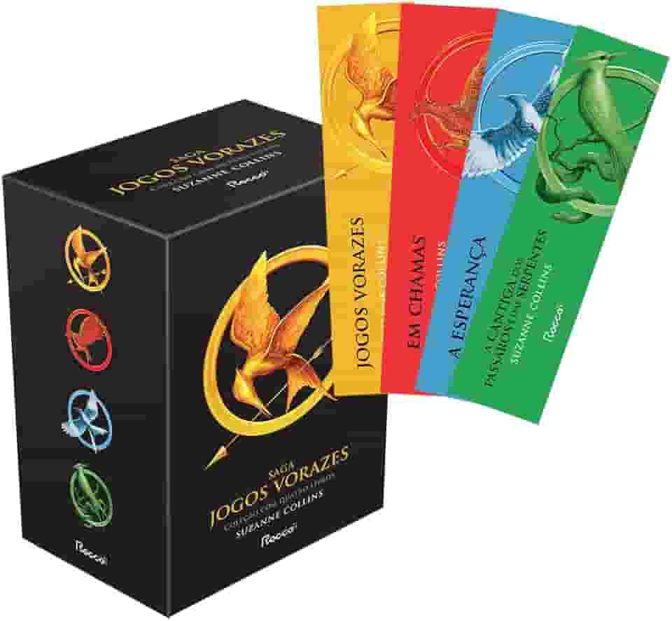 Saga Jogos Vorazes: Coleção com quatro livros (com marcadores)