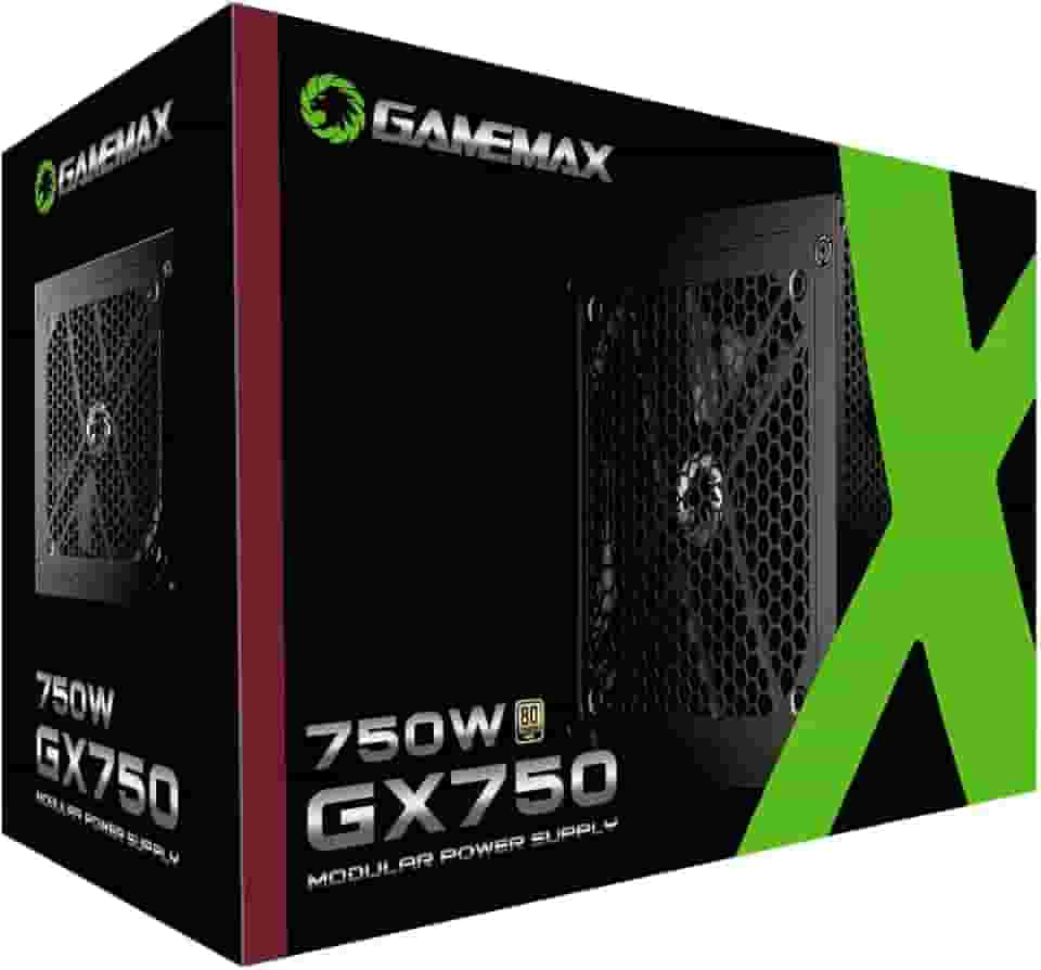 Fonte Modular Gamemax Gx750 750w 80 Plus Gold Preta