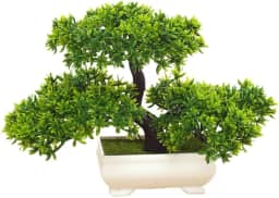 Dbvnnsy Bonsai artificial, árvore de plantas de simulação para casa e escritório, ornamentos de plantas artificiais emulam plantas decorativas para porta da frente, árvores artificiais, mini pinheiro