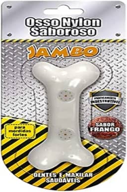 JAMBO PET Osso Nylon Sabor Frango Médioio Jambo Para Cães