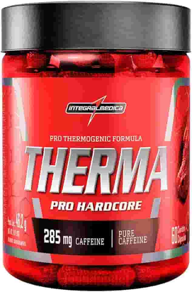Integralmedica - Therma Pro Hardcore Termogênico - 60 Cápsulas - 285mg de Cafeína por Dose - Queima de Gordura - Aumento de Energia e Resistência para Treinos Intensos
