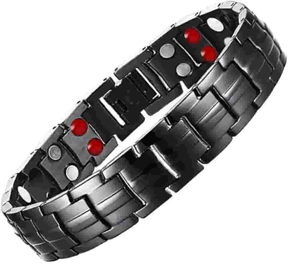 Pulseira Magnética Bioquantica Aço 316L Maior Resistência