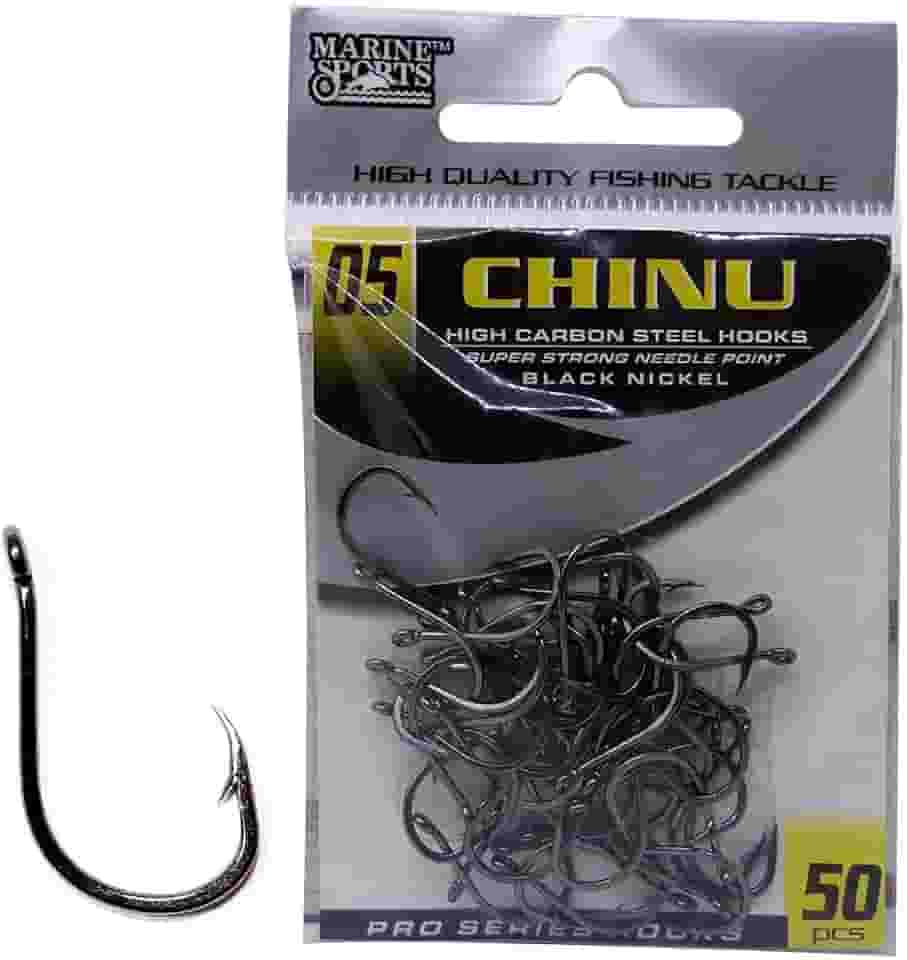 Anzol Pesca Marine Sports Chinu Black Nickel N° 5