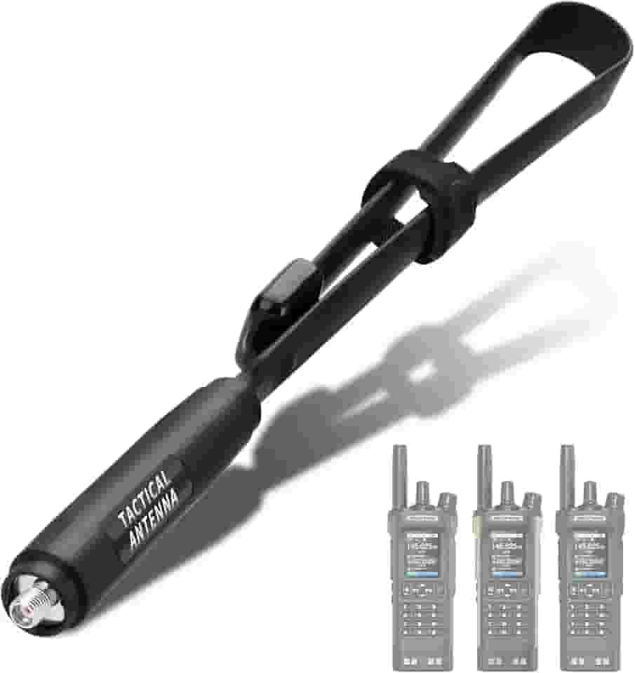 Baofeng Antena Dual Band VHF UHF 144/4300MHz 48.0 cm antena de rádio amador fêmea CS tática SMA para Baofeng UV-32 DM-32 Handheld Ham rádio bidirecional Walkie Talkie