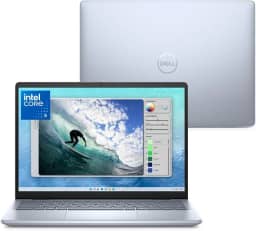 Notebook Dell Inspiron I14-I120U-M10 14' FHD+ Intel® Core™ 5 120U 8GB 512GB SSD Windows 11 Prata Gelo