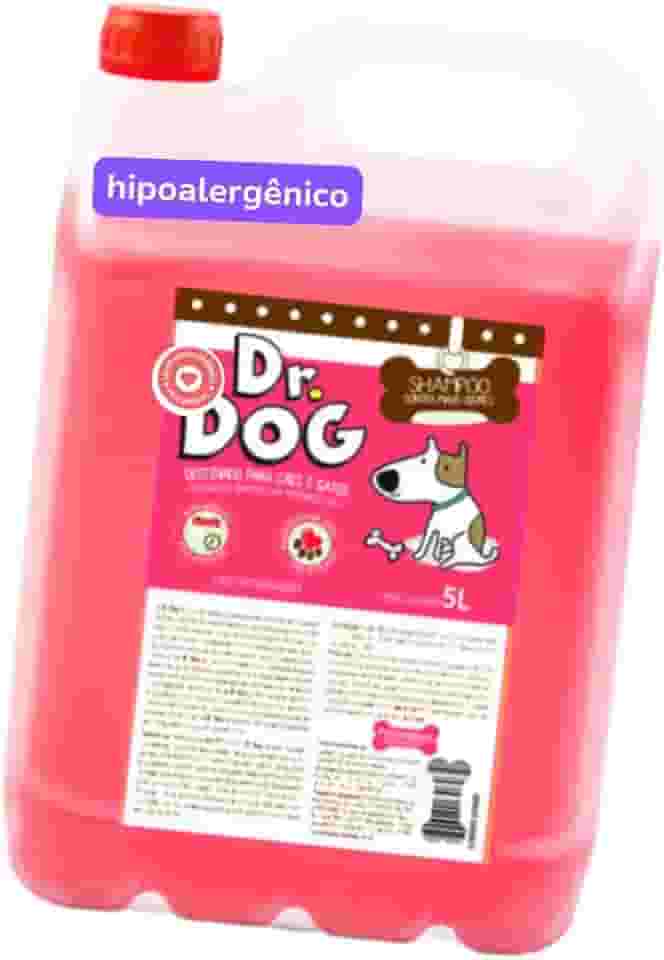 Shampoo Neutralizador de Odor Pet, Cães, Gatos, Filhotes, hipoalergenico, galão 5L, Banho e Tosa Petshop