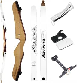 DEERACE Arco De Madeira Para Arco E Flecha Para Iniciantes E Jovens, Desmontável, Para Crianças, Meninos E Meninas, Arcos Tradicionais (12 Lbs, 48')