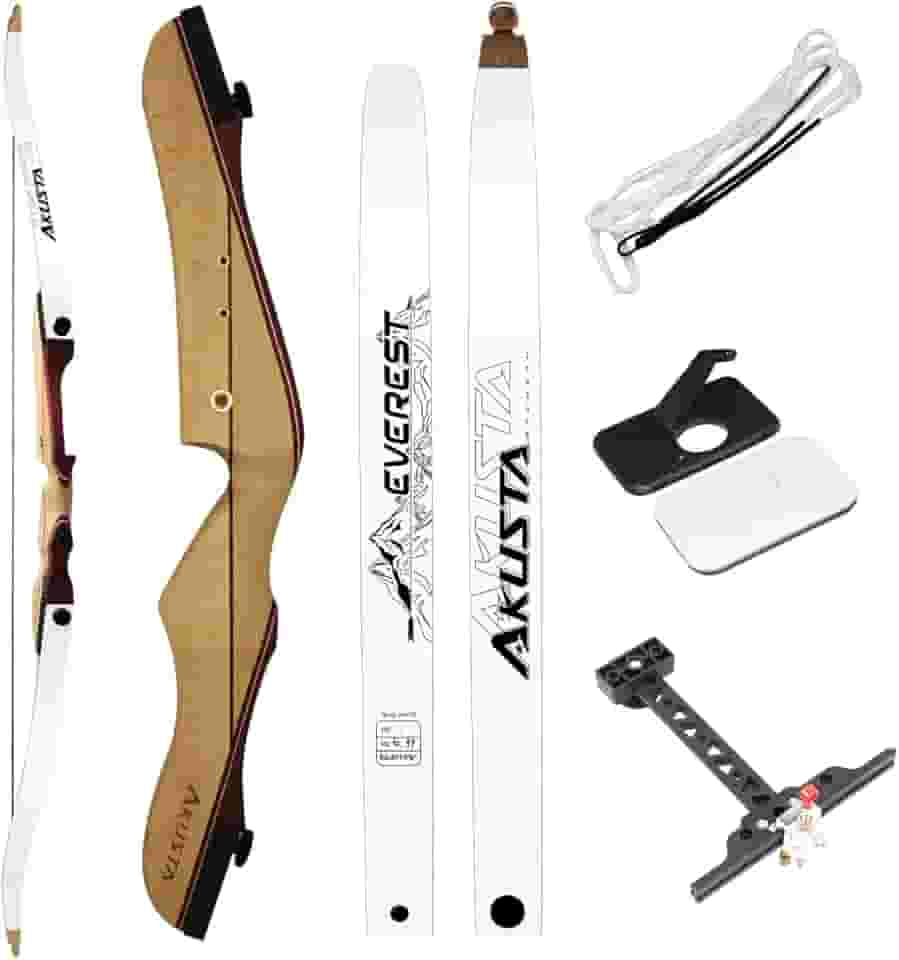 DEERACE Arco De Madeira Para Arco E Flecha Para Iniciantes E Jovens, Desmontável, Para Crianças, Meninos E Meninas, Arcos Tradicionais (12 Lbs, 48')