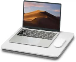 ZEAPTAC Mesa Portátil para Laptop com Almofada, Suporte de Colo para Cama, Sofá e Tapete, Tablet/Livro/Desenho/Suporte de Laptop de Computador