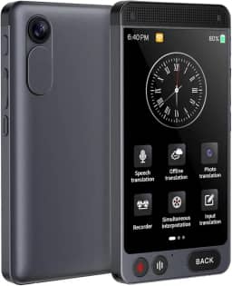 Tradutor de Idiomas em Tempo Real, Tradutor Instantaneo, Dispositivo Tradutor de Idiomas, Tradutor de Mais de 142 Idiomas, Tradutor de Voz Bidirecional Instantâneo com IA