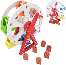 Brinquedo Educativo Criativo De Madeira Minha Roda Gigante Brinqmutti