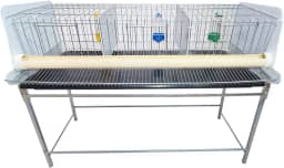 Gaiola Codorna Codornão gaia com base