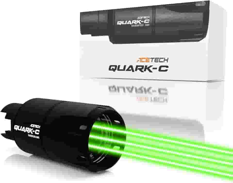 ACETECH Airsoft Tracer Unit Quark C que brilha no escuro efeito de iluminação LED verde/gel BBS Design para Shotty
