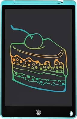 Tablet de Escrita LCD 12 Polegadas com Tela Colorida e Estilo para Desenho Anotações Deixar Mensagens Bebês Meninos Meninas Adultos Proteção os Olhos Portátil Fácil Usar Design Suporte Armazenamento d