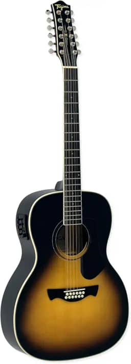 VIOLÃO 000 12 CORDAS NON-CUTAWAY EQ AÇO T/SPRUCE B/S AGATHIS LATIN AMERICA AZTECA XII NC VSB TAGIMA