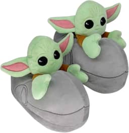 Pantufa Baby Yoda 3D Calçado Unissex Adulto Oficial Star Wars Mandaloriano Disney
