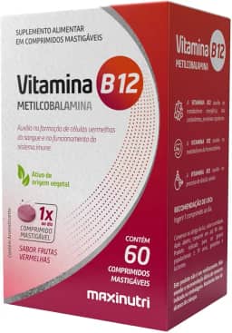 Maxinutri Vitamina B12 Comprimidos Mastigáveis (60 Comp) Único