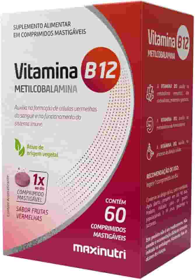 Maxinutri Vitamina B12 Comprimidos Mastigáveis (60 Comp) Único