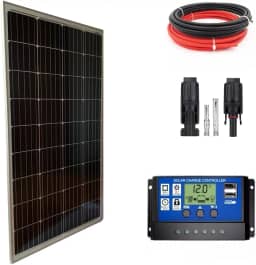 Kit Solar 155w Painel Fotovoltaica Placa Watts + Controlador 30a