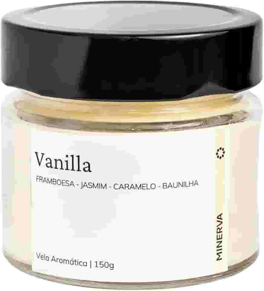 MINERVA - Vela Aromatica Perfumada Aroma de VANILLA BAUNILHA - 150g