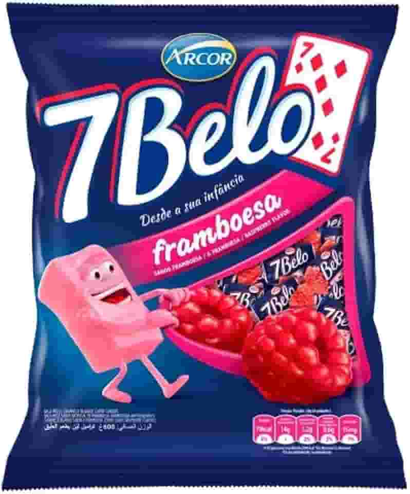 BALA 7 BELO 500g FRAMBOESA