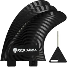 Triquilha Padrão Fcs1 Quilha Prancha Rígida FCS1 Performance Barbatanas Grande M5/M7 ou Média M3 Kit 3 Quilhas Equipamento Shortboard Funboard Long Sup Qualidade Garantida