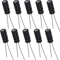 Capacitor Eletrolítico 10uF 35V - Kit 10 Peças