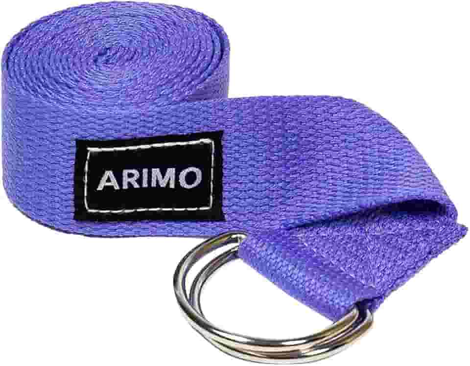 ARIMO Strap Tira de Alongamento Argola em D Ajustável em Algodão Fisioterapia Condicionamento Físico