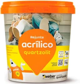 REJUNTE ACRILICO CINZA PLATINA QUARTZOLIT - 1KG