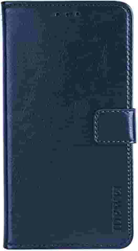 Capa compatível com Motorola Moto One Vision, capa carteira de couro com compartimento para cartão, suporte e fecho magnético, capa para Motorola Moto One Vision