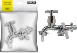 Kokay Torneira Tanque/Máquina Lavar 2 Saídas Abs Cromado