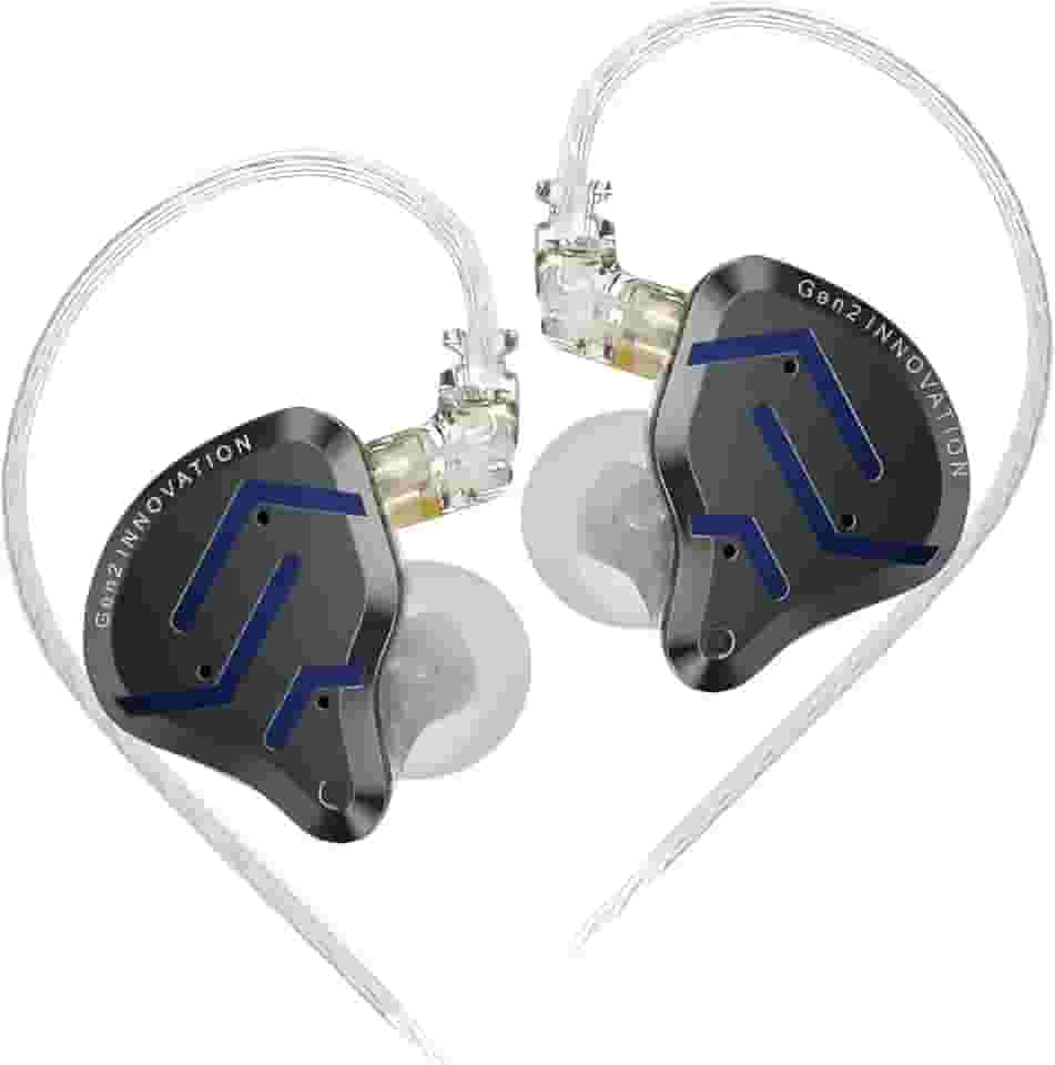 Fone de Ouvido ZSN PRO 2 Retorno De Palco Profissional Intra-Auricular, Híbrido de Alta Definição, Driver Dinâmico Super-Linear e Armadura Balanceada, Isolamento de Ruído – Músicos e Gamers COM MIC